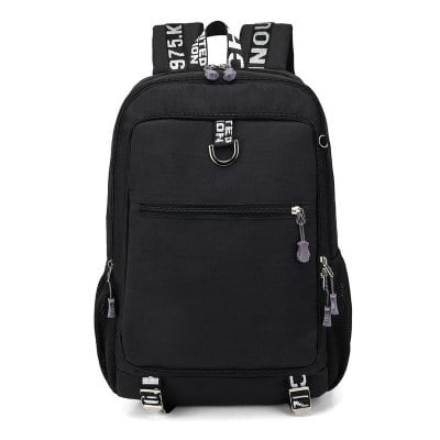 Backpack Boys School Bags Men Travel Shoulder Bag（แถมกระเป๋าสตางค์แบบสุ่ม）