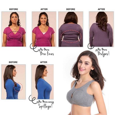 Women Cotton Bra Vest Prevent Sagging Fitness No Underwire Sexy Bra