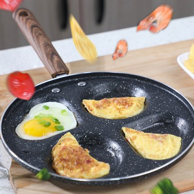 กระทะทำไข่เจียวและอาหารเช้า