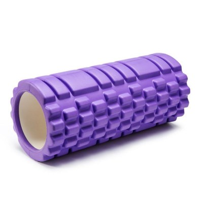 5 สี โฟมโรลเลอร์ โฟมนวดกล้ามเนื้อ สำหรับเล่นกีฬา โฟมโยคะ Yoga Foam Roller Massage อุปกรณ์ออกกำลังกาย   +   Purple yoga mat