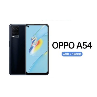 OPPO A54 (6+128) โทรศัพท์มือถือ จอกว้าง 6.5 นิ้ว แบตเตอรี่ 5000 mAh