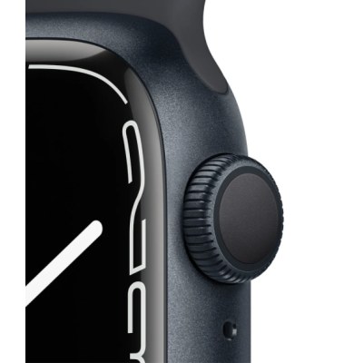 Apple Watch Series 7 GPS Midnight Aluminium Case with Midnight Sport Band