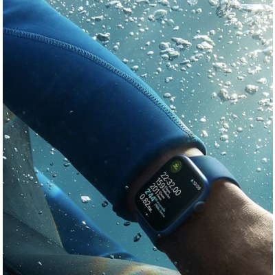 Apple Watch Series 7 GPS Midnight Aluminium Case with Midnight Sport Band