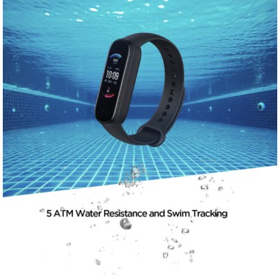 Amazfit Band 5 สมาร์ทแบนด์ Fitness Tracker วัดอัตราการเต้นของหัวใจและวัดค่าออกซิเจนในเลือด