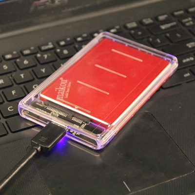 ไดรฟ์ Solid State แบบพกพา 2-in-1 USB 3.0 ฮาร์ดไดรฟ์ SSD ขนาด 2.5 นิ้ว
