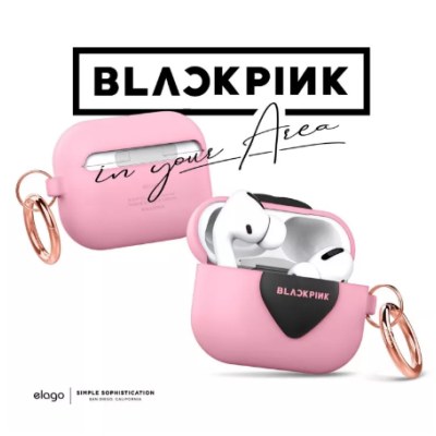 Case AirPod รูปหัวใจ BLACKPINK 3D ลิขสิทธิ์แท้