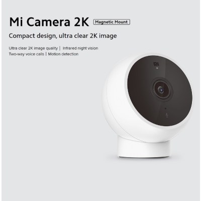 Xiaomi Mi Camera 2K (Magnetic Mount) กล้องวงจรปิด ความละเอียด 2K ขนาดเล็กกระทัดรัด