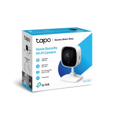 TP Link Tapo C100 กล้อง 2 ล้านพิกเซล ที่สุดแห่ง Home Security WiFi Camera 1080p Full HD