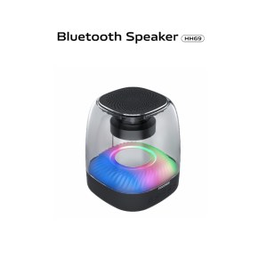 ลำโพงบลูทูธ แบบมีไฟ Foomee Colorful Bluetooth Speaker (HH69) แบตเตอรี่ 1200 mAh | Bluetooth 5.0 + EDR