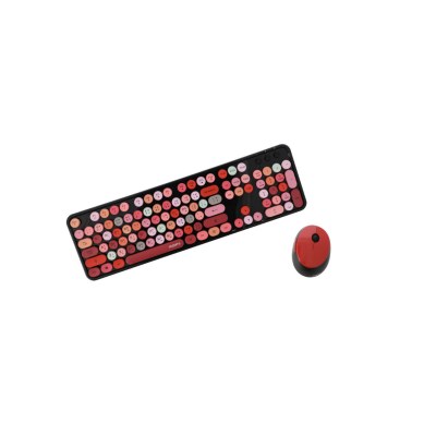 เมาส์และคีย์บอร์ดไร้สาย MOFii Wireless Mouse + Keyboard Sweet Mixed Black รองรับภาษาไทย (TH/EN)