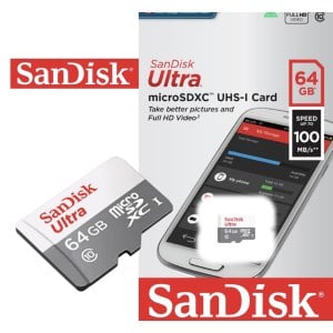 SanDisk Ultra Micro SDcard Class10 (SDSQUNR) เมมโมรี่การ์ด กล้องหน้ารถ กล้องวงจรปิดไร้สาย กล้อง iP camera