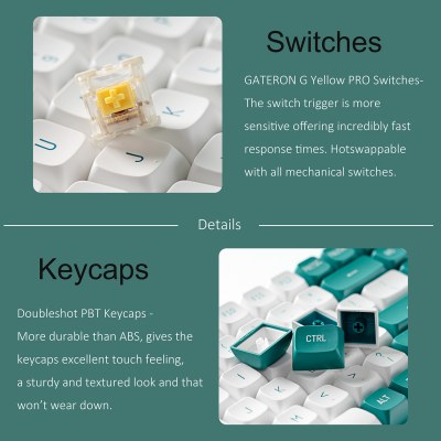 คีย์บอร์ดเชิงกลสำหรับเล่นเกมไร้สายบลูทูธ  84 คีย์สามโหมดปุ่มกด PBT คีย์บอร์ด DIY แบบถอดเปลี่ยนได้