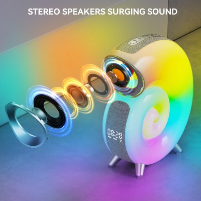 ไฟเพลงสังข์ใหม่ แอพเสียงอัจฉริยะ Bluetooth ที่สร้างสรรค์ควบคุมไฟปลุก ไฟนอนหลับพร้อมเสียงสีขาวในตัว