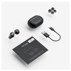 SoundPEATS Free2 Classic Black Bluetooth 5.1 หูฟังบลูทูธ ไร้สาย กันน้ำมาตรฐาน IPX5