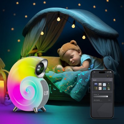 ไฟเพลงสังข์ใหม่ แอพเสียงอัจฉริยะ Bluetooth ที่สร้างสรรค์ควบคุมไฟปลุก ไฟนอนหลับพร้อมเสียงสีขาวในตัว