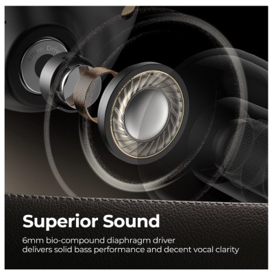 SoundPEATS Free2 Classic Black Bluetooth 5.1 หูฟังบลูทูธ ไร้สาย กันน้ำมาตรฐาน IPX5