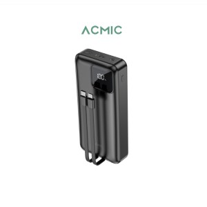 ACMIC AC21PRO Powerbank 20000mAh พาวเวอร์แบงค์มีสายในตัว หน้าจอ LED จ่ายไฟช่อง USB