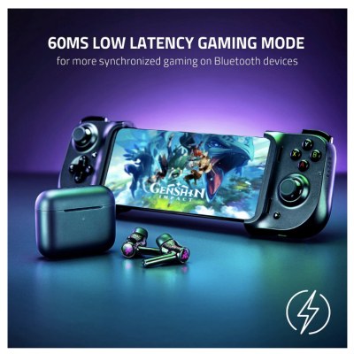 Razer Hammerhead True Wireless (Gen 2) - ANC | Gaming Mode 60ms | Razer Chroma™ RGB | IPX4