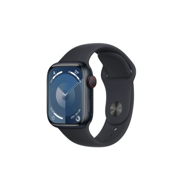 Apple Watch Series  9 GPS + Cellular Midnight Aluminium Case with Midnight Sport Band