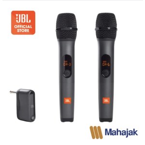 ไมโครโฟนไร้สาย JBL Wireless Microphone Set | เซ็ตไมค์ลอยคู่ ใช้งานได้ระยะไกลกว่า 10 เมตร