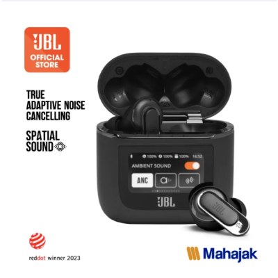 JBL Tour Pro 2 หูฟังบลูทูธมาพร้อมระบบตัดเสียงรบกวน และหน้าจอแบบสัมผัส Smart Screen