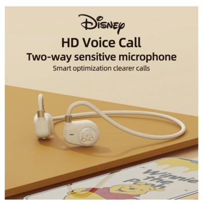Disney QS-Q2 หูฟังบลูทูธไร้สาย กันน้ํา กันเหงื่อ ใช้งานได้นาน