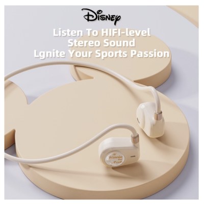 Disney QS-Q2 หูฟังบลูทูธไร้สาย กันน้ํา กันเหงื่อ ใช้งานได้นาน