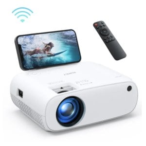 โปรเจคเตอร์ Full HD 1080P Wi-Fi LCD Projector with Support Smartphone Screen Sync HDMI VGA