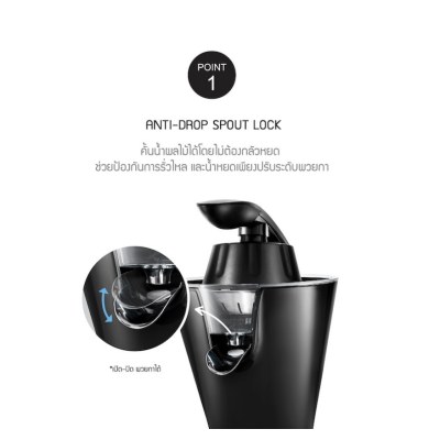 เครื่องคั้นน้ำผลไม้ Handle Citrus Juicer ความจุ 1.6 L