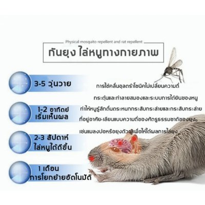 เครื่องไล่หนู อัลตราโซนิกรอบทิศทาง