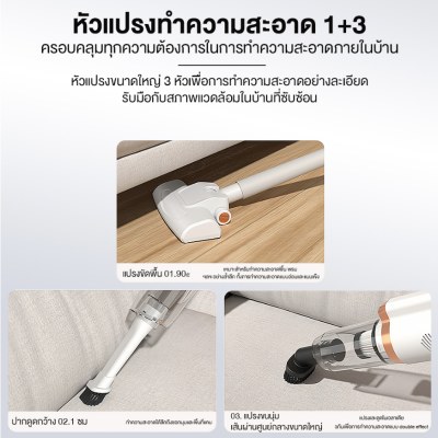 เครื่องดูดฝุ่น Vacuum Cleaner พลังดูด 15000Pa