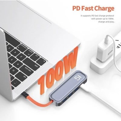 USB HUB เชื่อมต่ออุปกรณ์ทุกรูปแบบ 5 iN 1