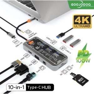 USB Type-C HDMI 10 in 1