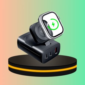 อุปกรณ์สำหรับชาร์จ พร้อมที่ชาร์จไร้สาย Apple Watch / Samsung Watch All in One