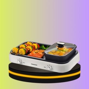 Pensonic เตาหมูกระทะ หม้อชาบู สุกี้ 2in1