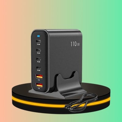 หัวชาร์จ Fast Charging รองรับการชารจหลายพอร์ตพร้อมกัน