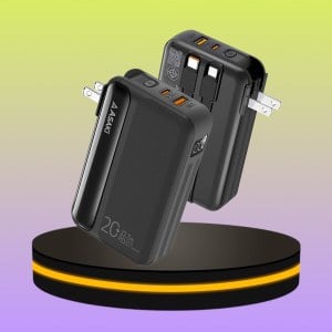 Asaki พาวเวอร์แบงค์ ขนาด 20000 mAh มีปลั๊กในตัว