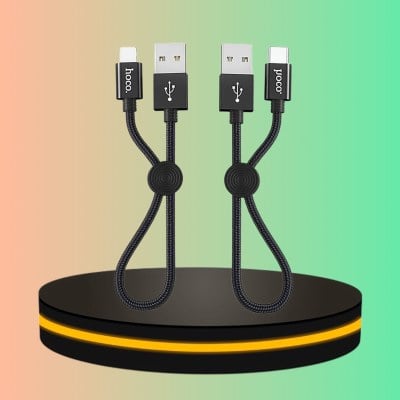 HOCO สายชาร์จ แบบสั้น เหมาะสำหรับใช้ในรถ และใช้ขณะชาร์จกับ Power Bank