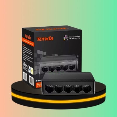 Tenda สวิตซ์ฮับ Gigabit Switch Hub 5 พอร์ต