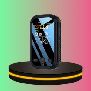 เครื่องตรวจจับคุณภาพอากาศ หน้าจอสี ขนาด 1.9 นิ้ว พกพา