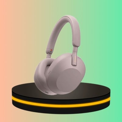 Sony หูฟังไร้สาย แบบครอบหู ตัดเสียงรบกวน