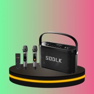 SODLK Bluetooth Speaker ลำโพงพร้อมไมค์ ขนาด 280W เบสหนักๆ