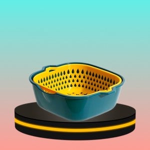 ตะกร้าสำหรับล้างผัก 2 ชั้น