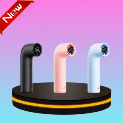[ ใหม่ ] พัดลมพกพาขนาดเล็ก ดีไซน์กะทัดรัด พกง่าย จอ LED แสดงผล แบตความจุ 3500mAh
