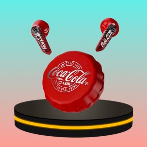 หูฟังบลูทูธ ดีไซน์ทรงฝาขวด Coca Cola