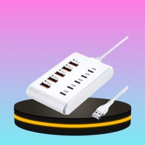 Power Strip Multi Port 10 พอร์ต USB Charger