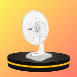 พัดลมตั้งโต๊ะ 16" นิ้ว สีขาว
