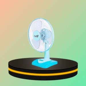 พัดลมตั้งโต๊ะ 16" นิ้ว สีฟ้า