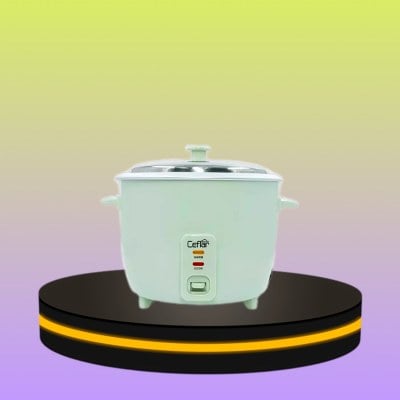 หม้อหุงข้าวไฟฟ้า ขนาด 1.8 ลิตร สีเขียว