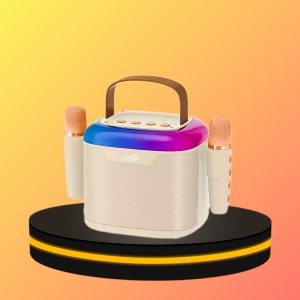 Ceflar ลำโพงบลูทูธพกพา พร้อมไมโครโฟนไร้สายคู่